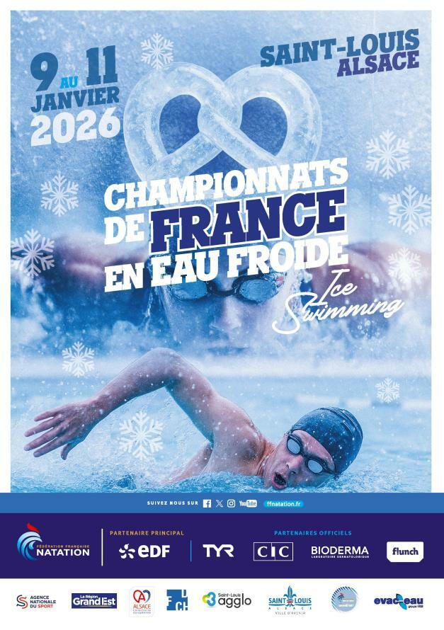 Championnats de France Nage Hivernale / Eau Glacée 2026 et Divers informations  fédérales...