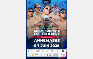 Championnats de France Handisport Natation 2026 - Annemasse
