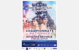Finale Nationale Interclubs TC et Critérium National de Natation Estivale - 2026