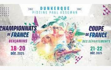 Finale Coupe de France Benjamins des Départements 2025 - Actualisé au 28/09/2025