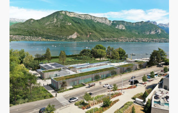 La future piscine des Marquisats - Annecy