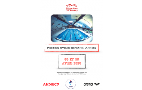 Meeting Avenirs-Benjamins des Dauphins d'Annecy - 5 et 6 avril 2025