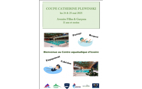 Coupe Catherine Plewinski - Issoire 24 et 25 mai 2025