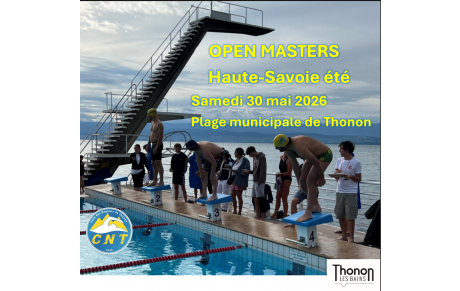 Open Masters du CN Thonon les Bains 2026